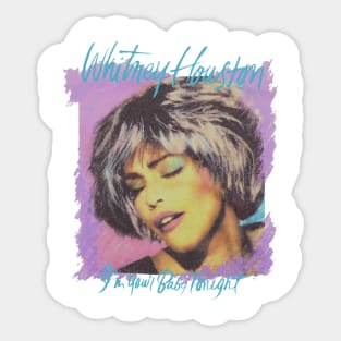 Whitney / Faded 80s Vintage Sticker